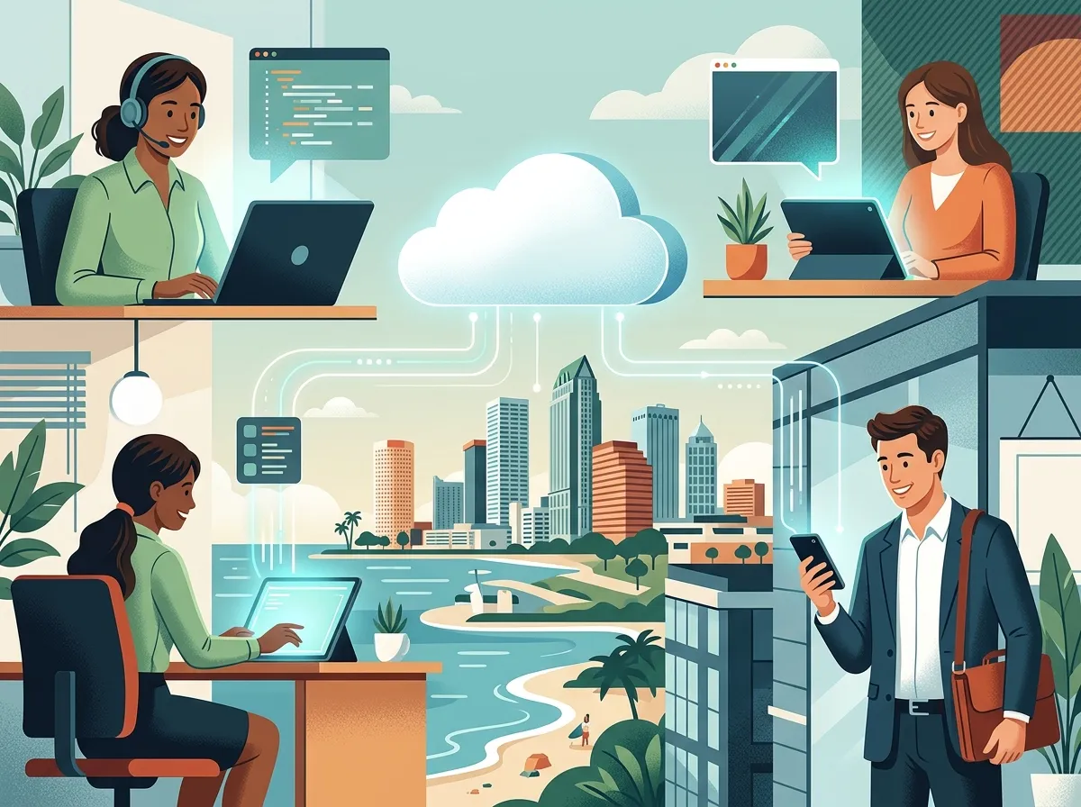 Switch to a cloud based phone system in Tampa