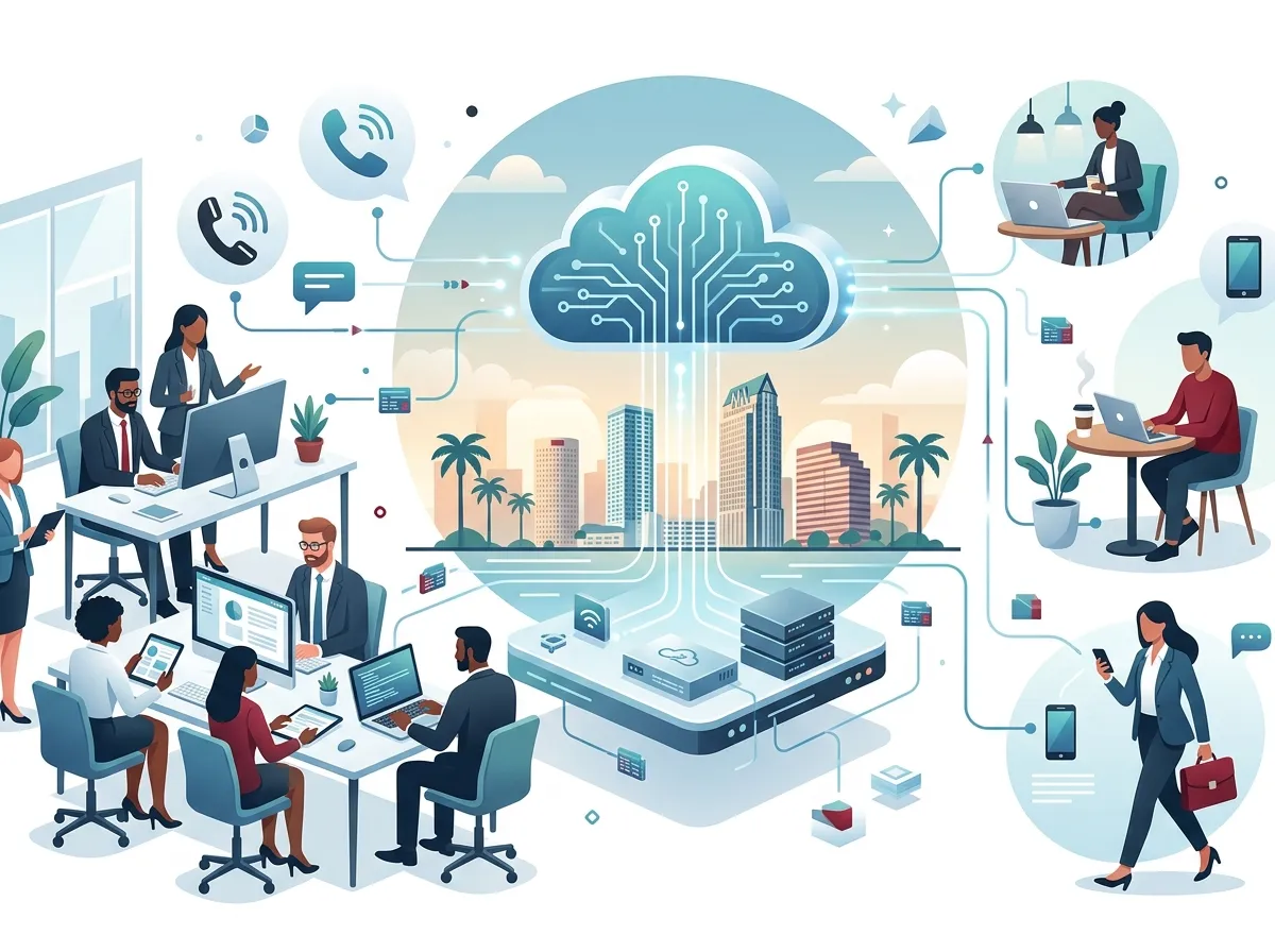 Cloud phone system installation for businesses in Tampa