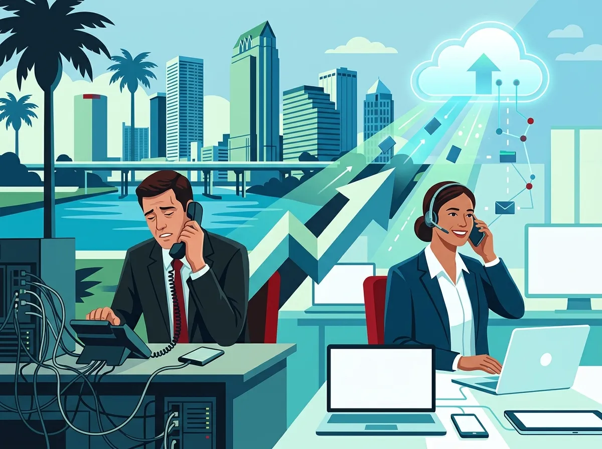 Cloud phone system installation for businesses in Tampa