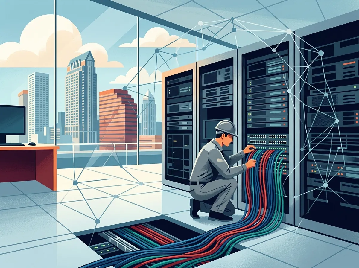Professional structured cabling services for businesses in Tampa