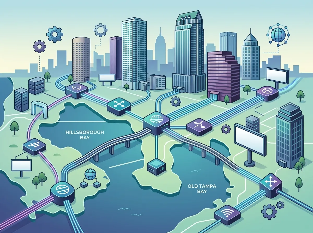 Business fiber optic internet installation in Tampa