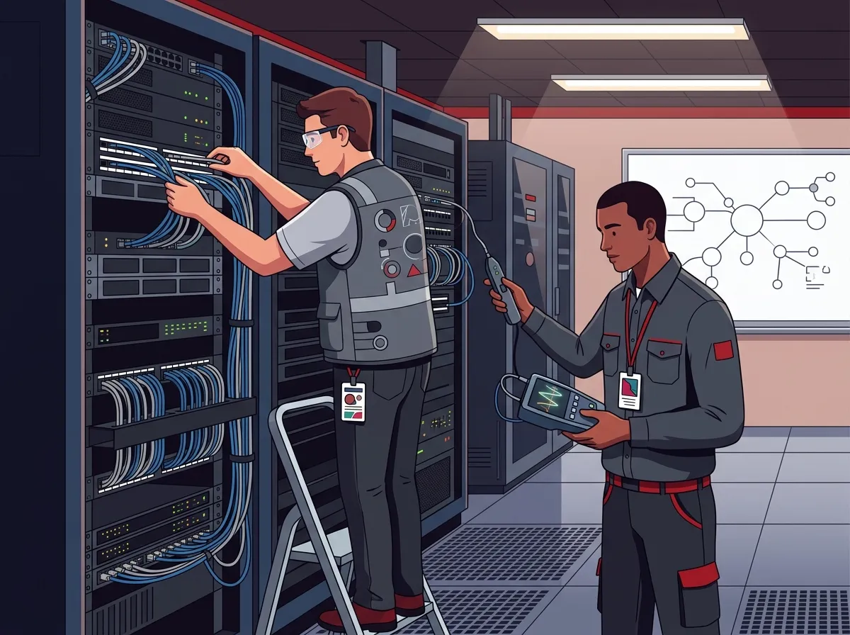 Commercial network cabling contractor in Tampa Florida
