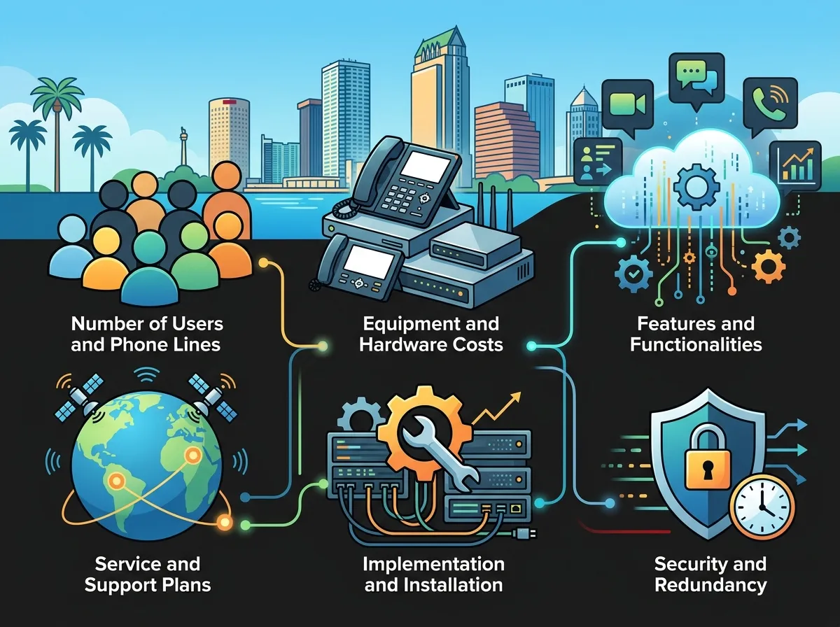 How much does a VoIP phone system cost for a business in Tampa?