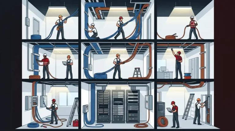 How long does structured cabling installation take for a commercial building in Tampa?