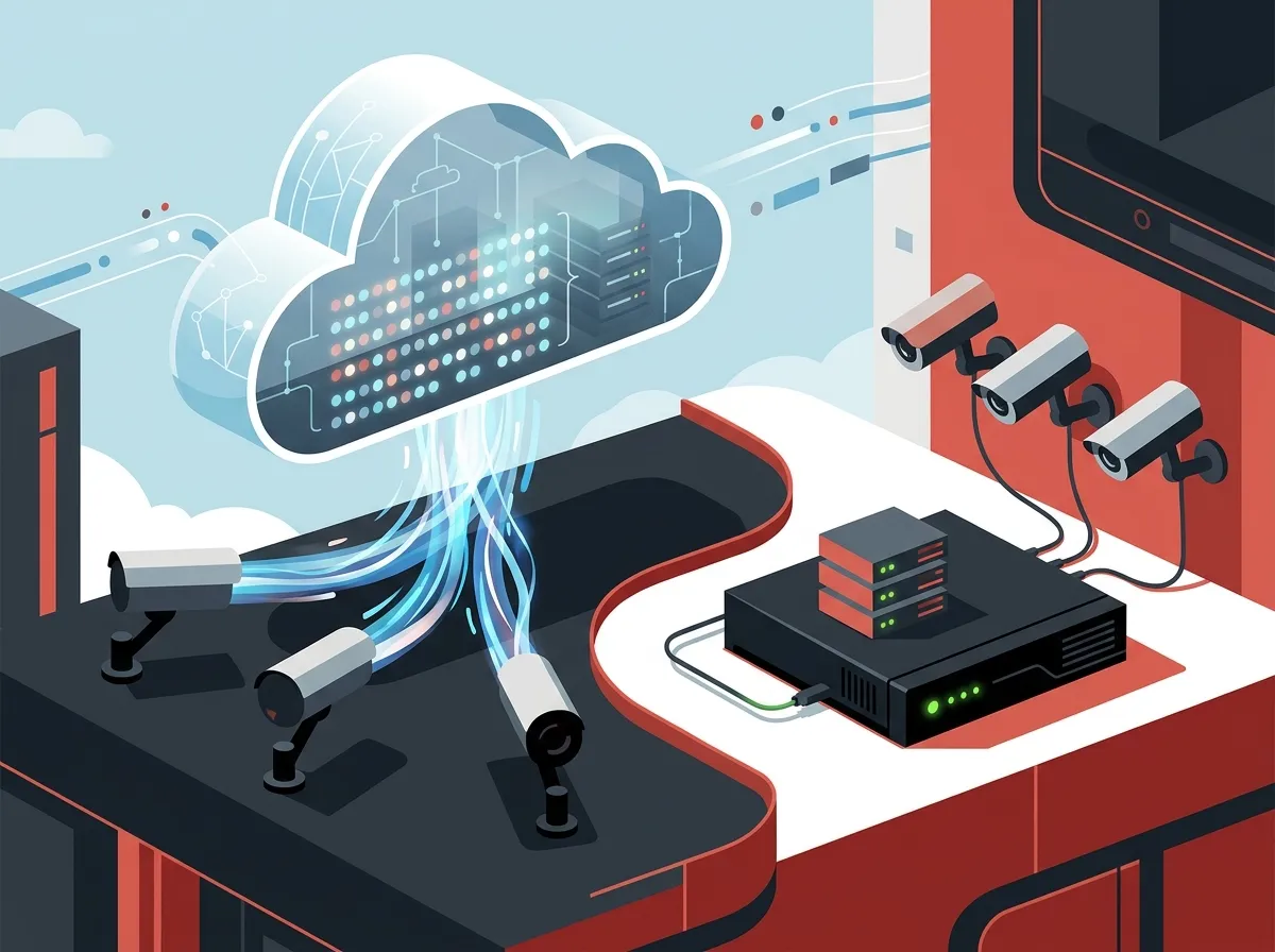 What is the difference between cloud video security and traditional DVR systems?
