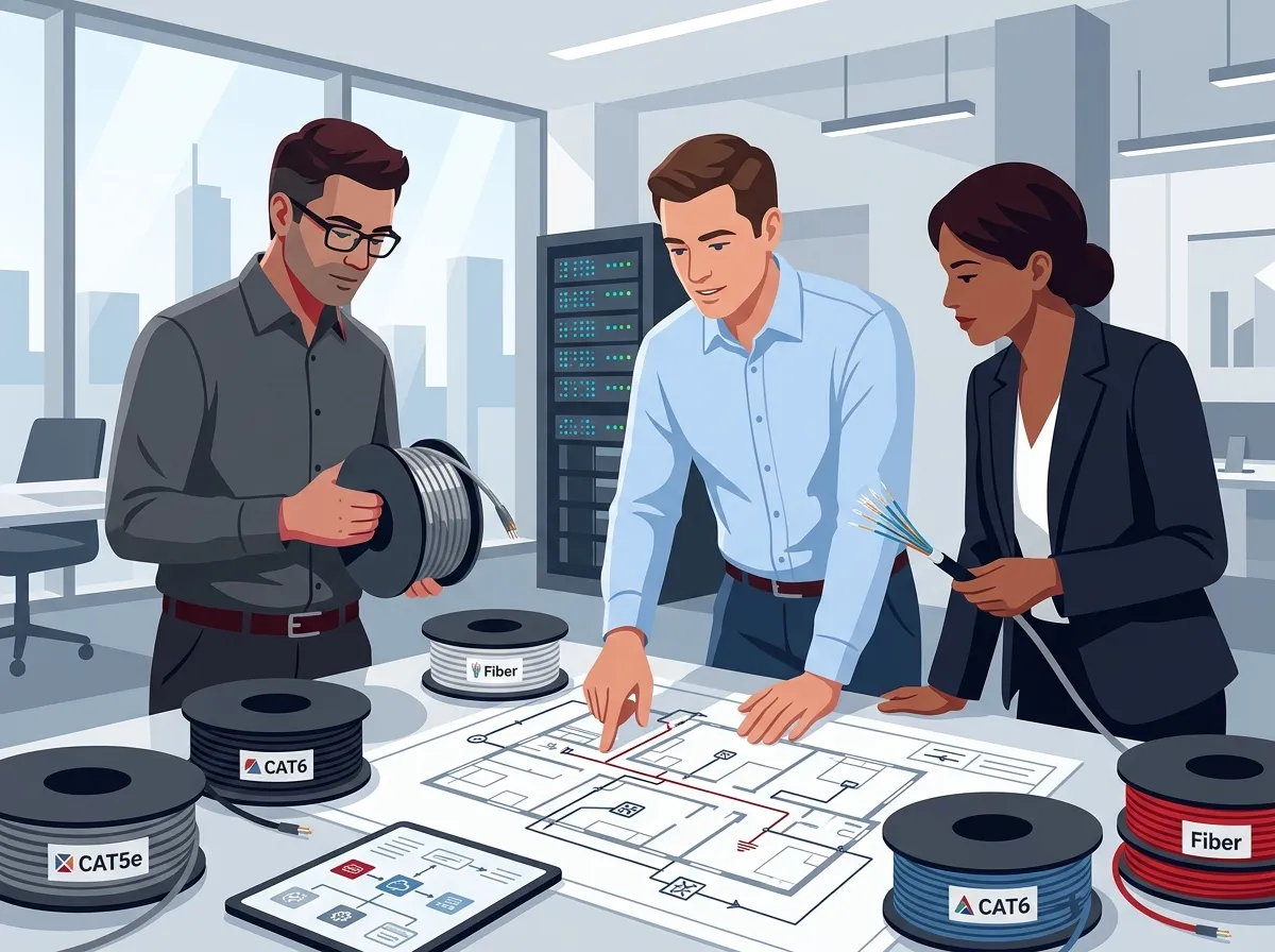 Network cabling installation and setup in Tampa Bay