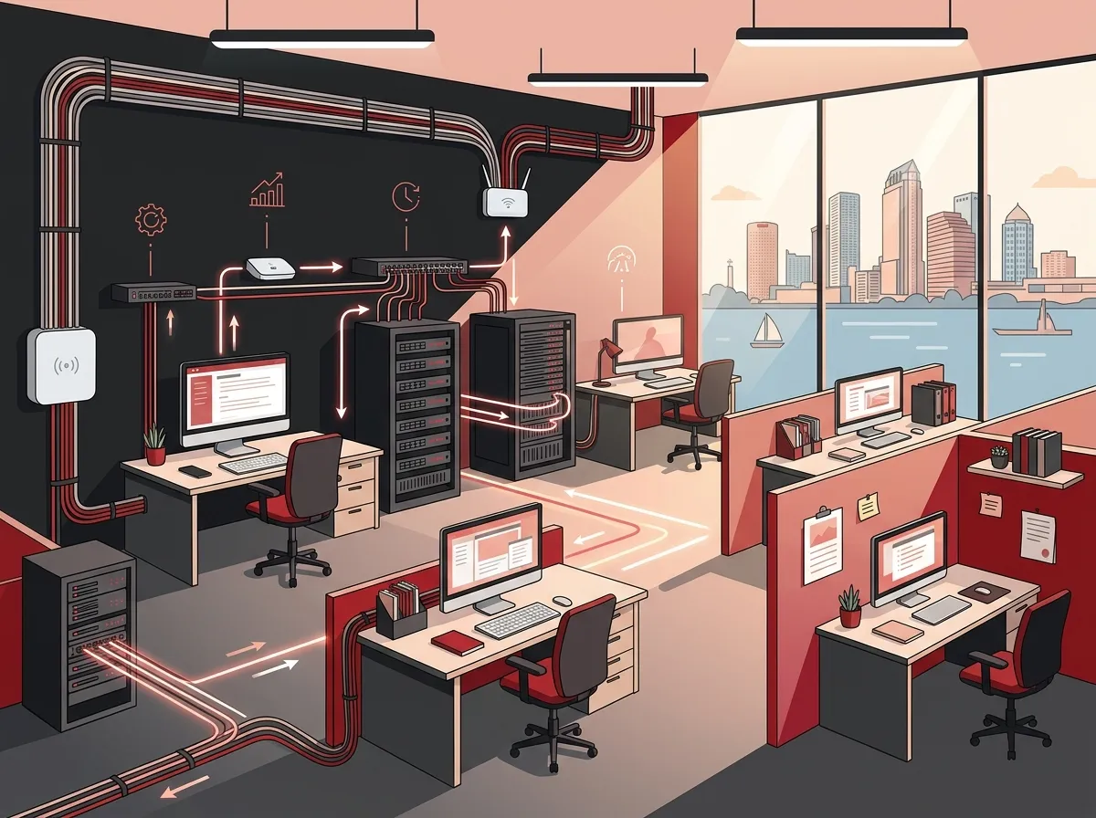 Do I need structured cabling for a new office buildout in Tampa?