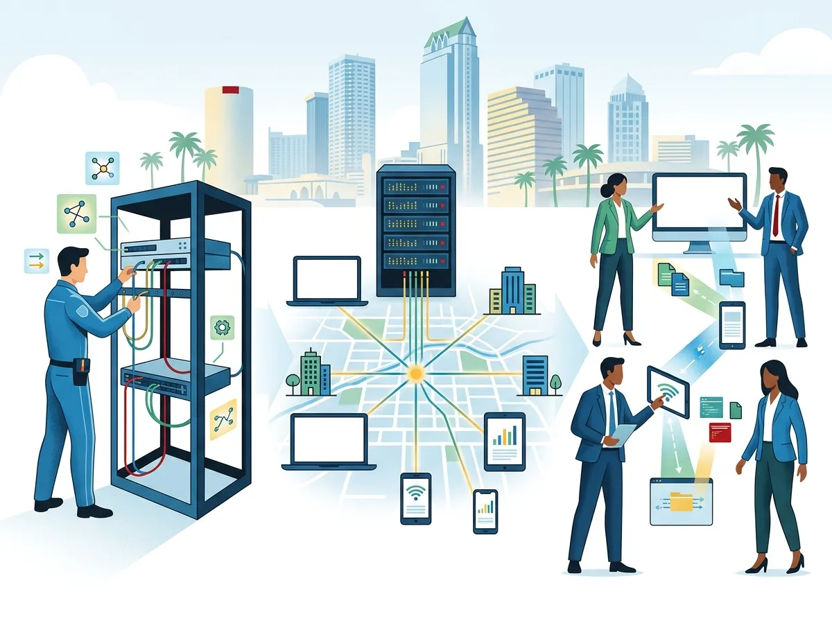 Business network setup and installation in Tampa Florida