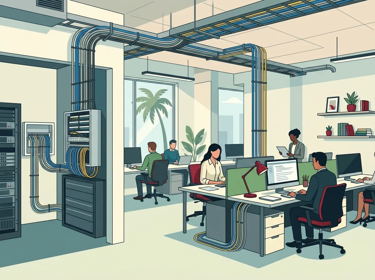 Structured cabling solutions for offices in Tampa FL