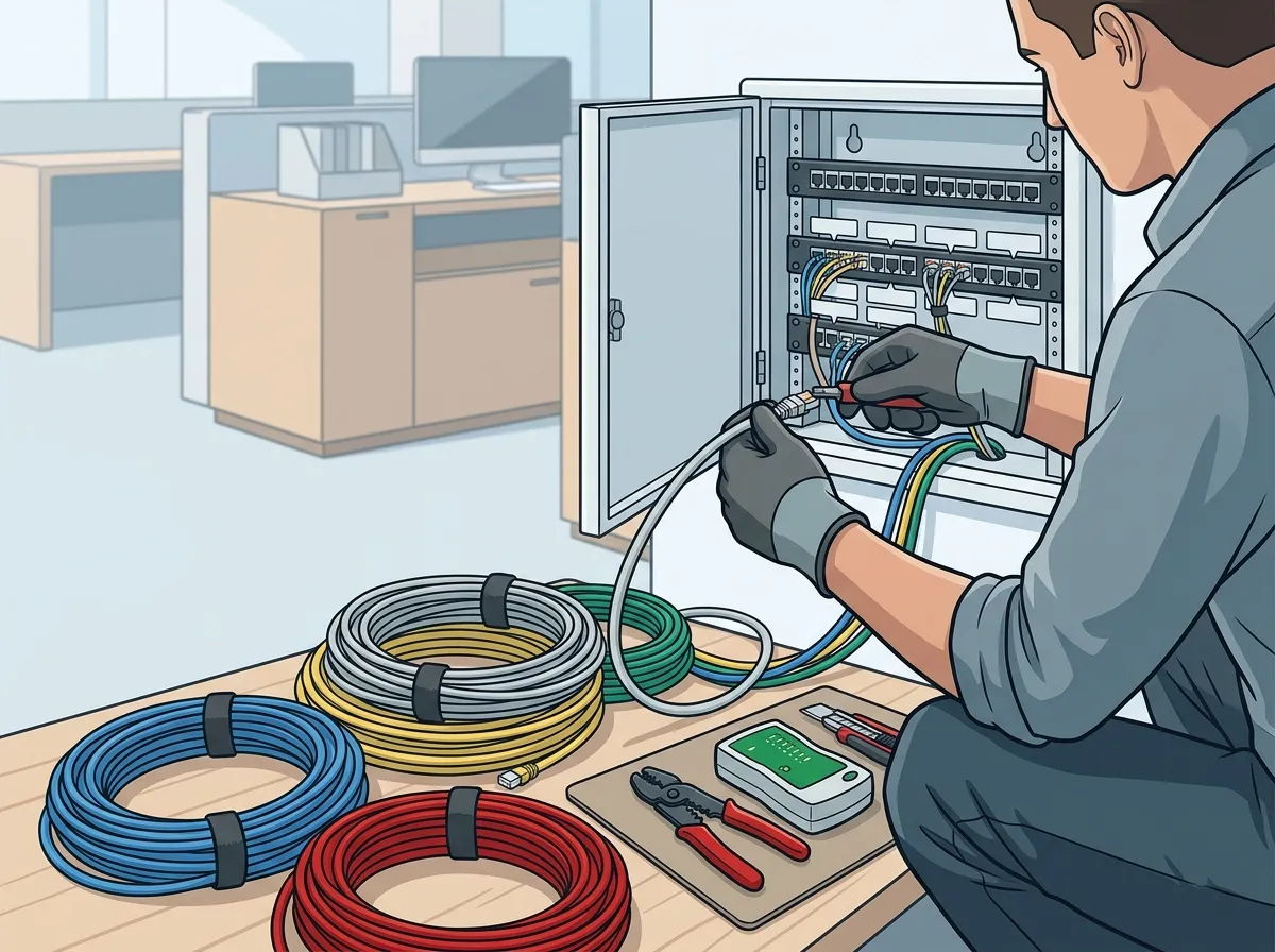 Structured cabling solutions for offices in Tampa FL