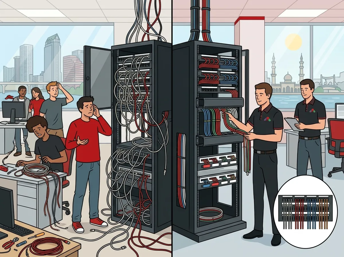 Structured cabling solutions for offices in Tampa FL