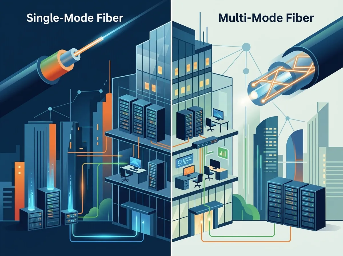Fiber optic cabling services for commercial buildings in Tampa