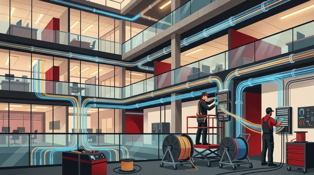 Fiber Optic Cabling Services for Commercial Buildings in Tampa