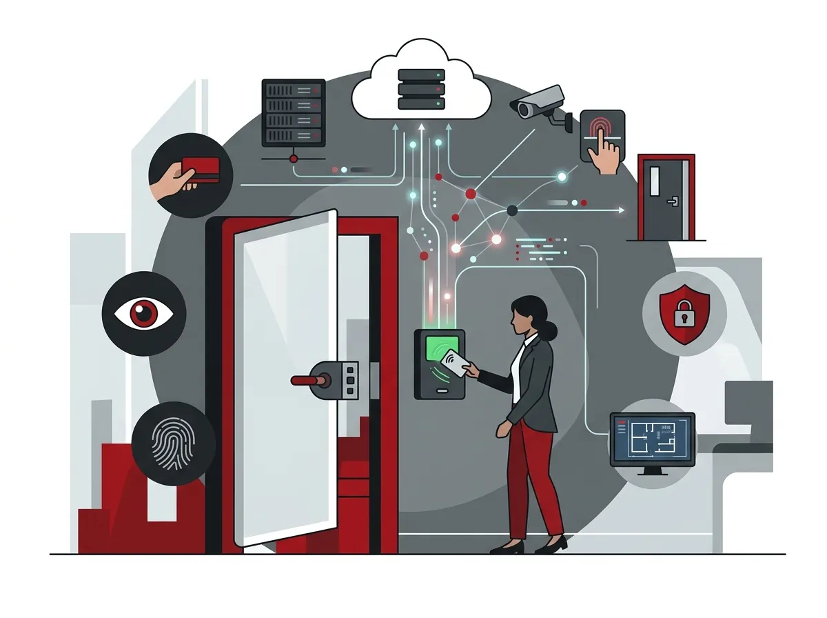 Business door access control installation in Tampa Florida