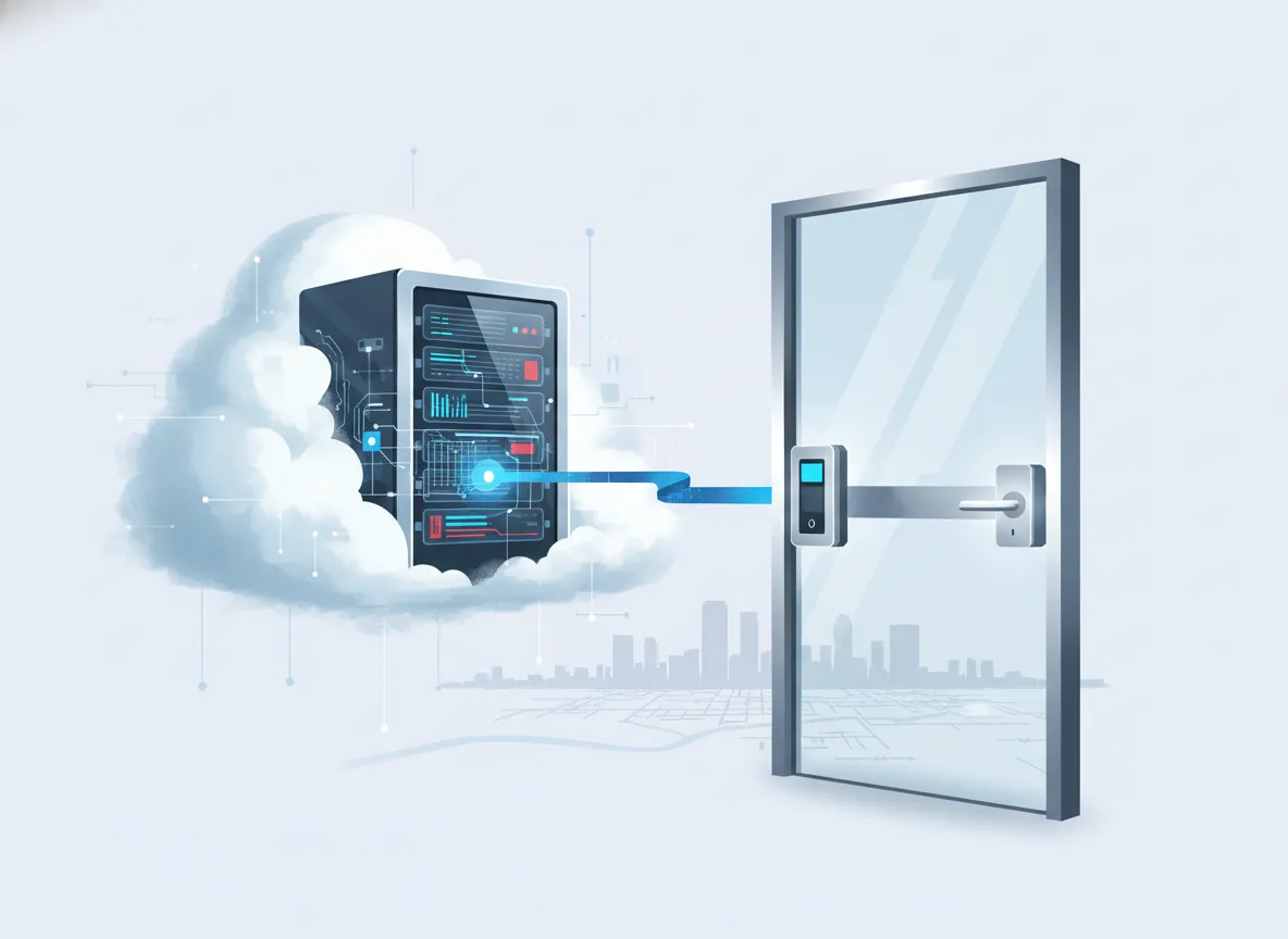Business door access control installation in Tampa Florida