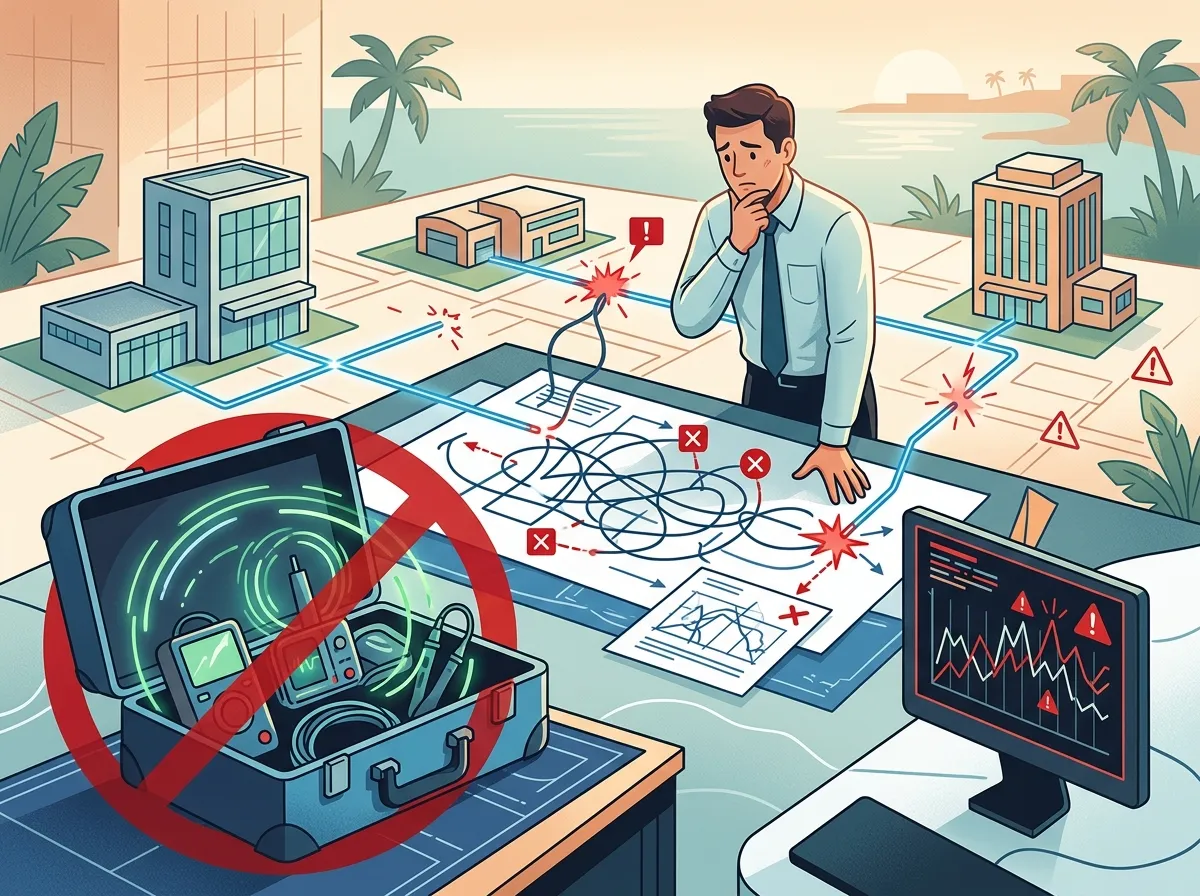 How do I connect multiple business locations with one network in Tampa?