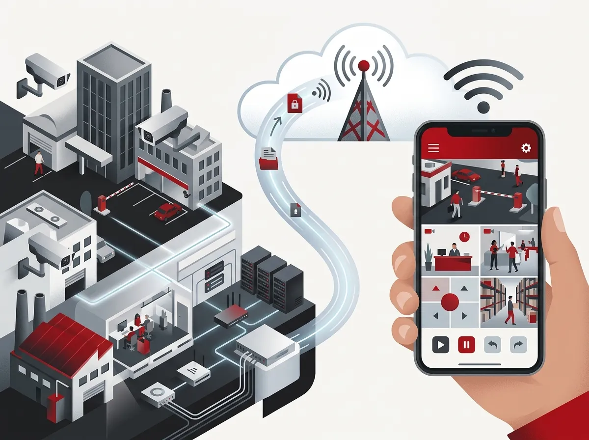 Can I monitor my Tampa business security cameras from my phone?
