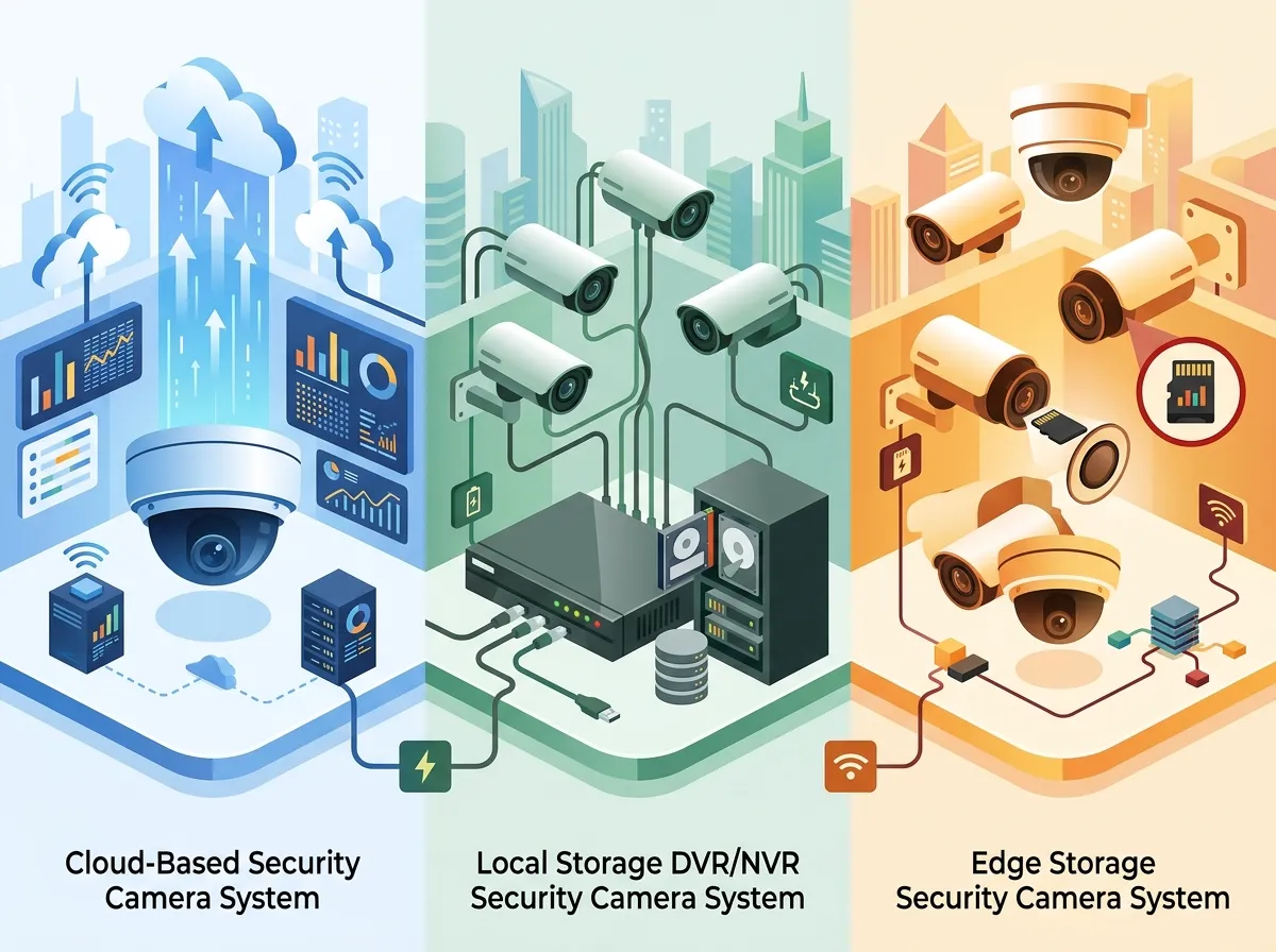 Do cloud based security cameras work if the internet goes down in Tampa?