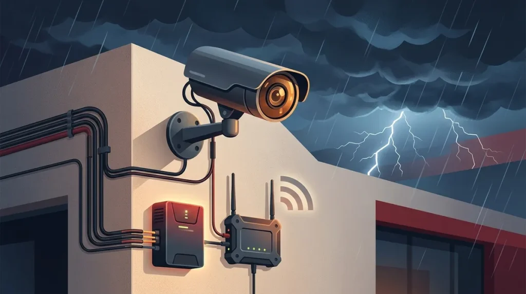 How to Keep Security Cameras Working During Internet Outages