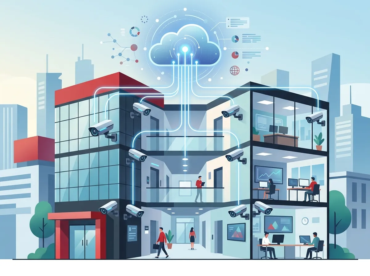 Cloud based security cameras for commercial buildings in Tampa