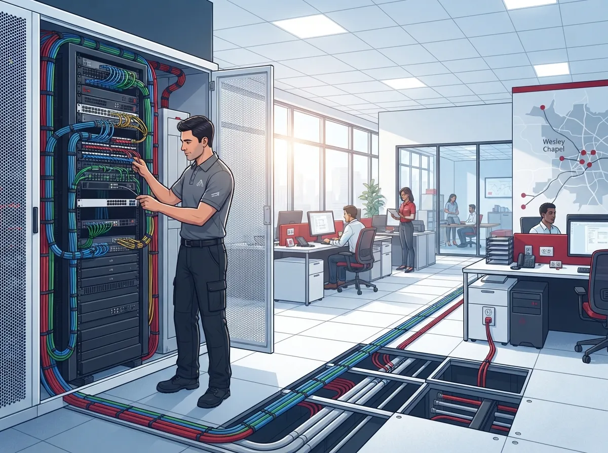 commercial network cabling Wesley Chapel