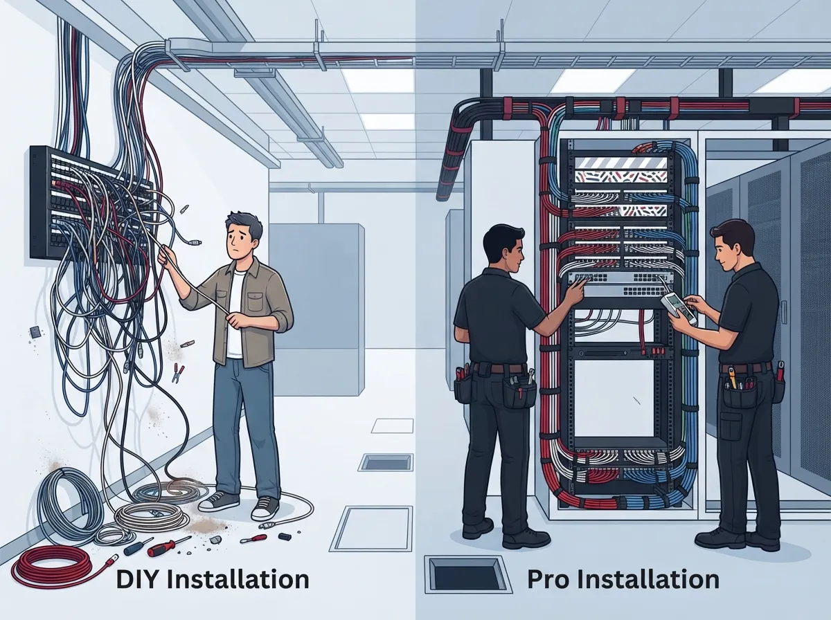 structured cabling installation Lakeland