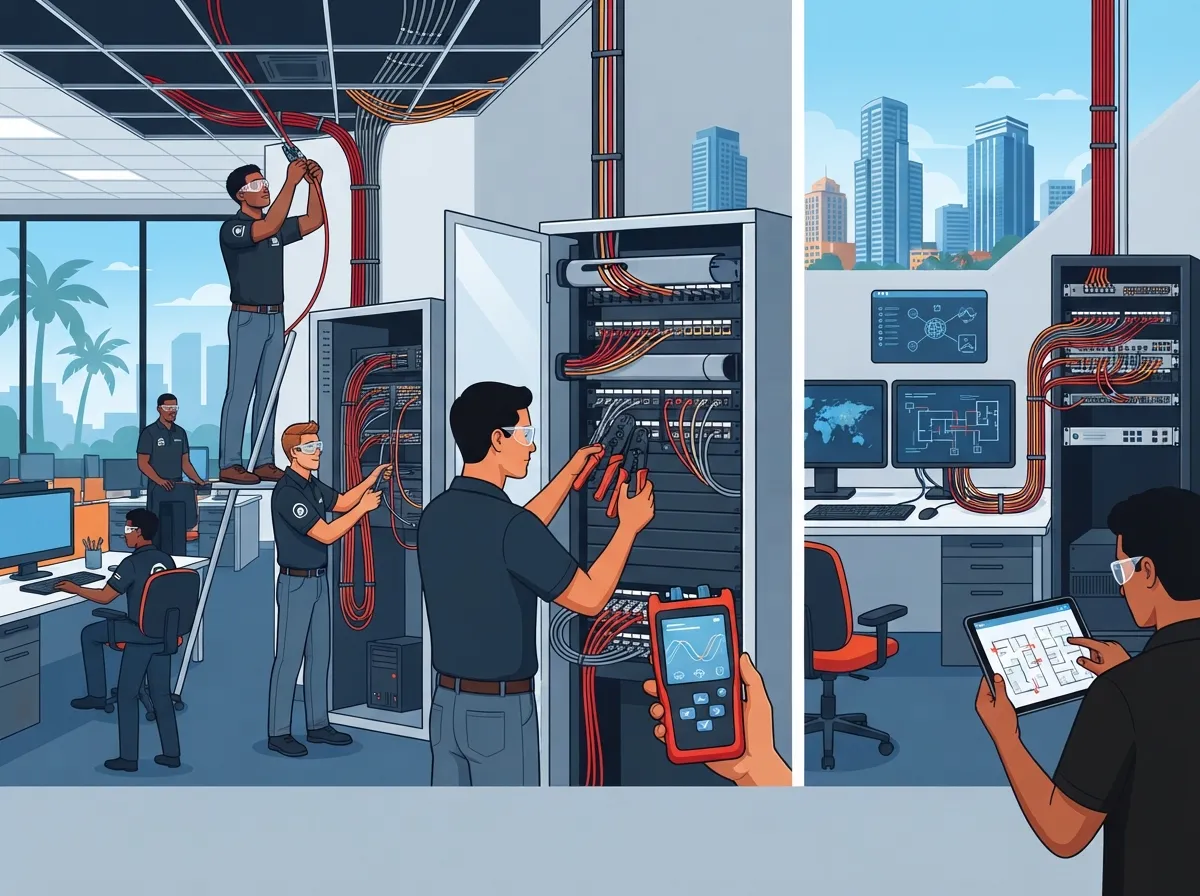 Commercial cabling contractor Orlando FL