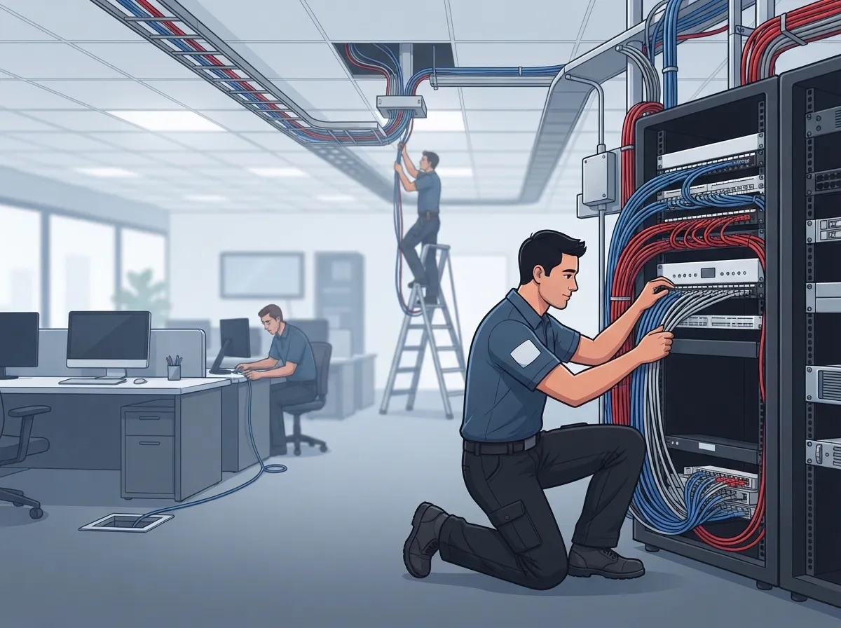 Commercial cabling contractor Sarasota FL