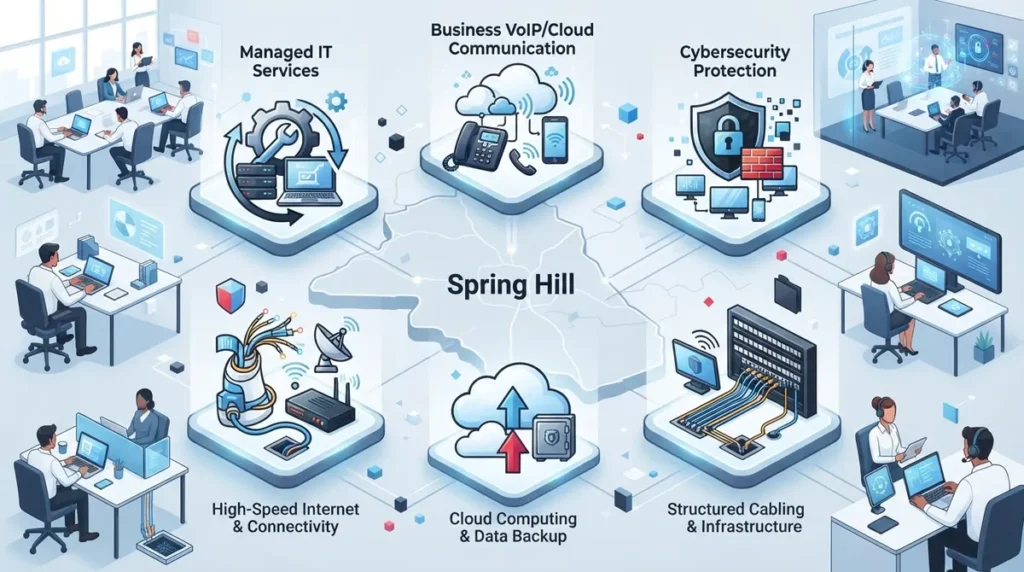6 IT and Telecom Services Spring Hill Businesses Need