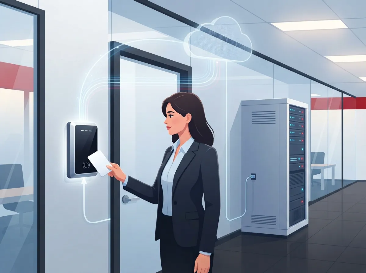 cloud access control card reader