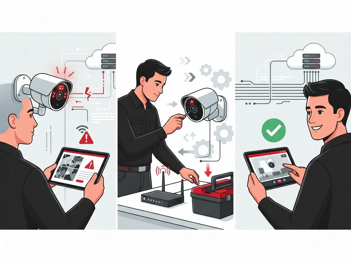 cloud security camera troubleshooting