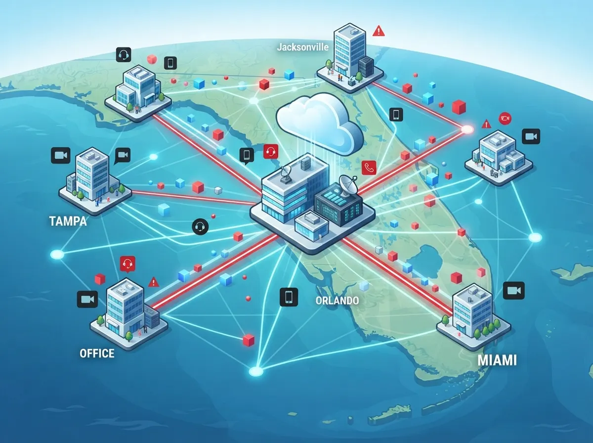 Multi location business telecom solutions Florida