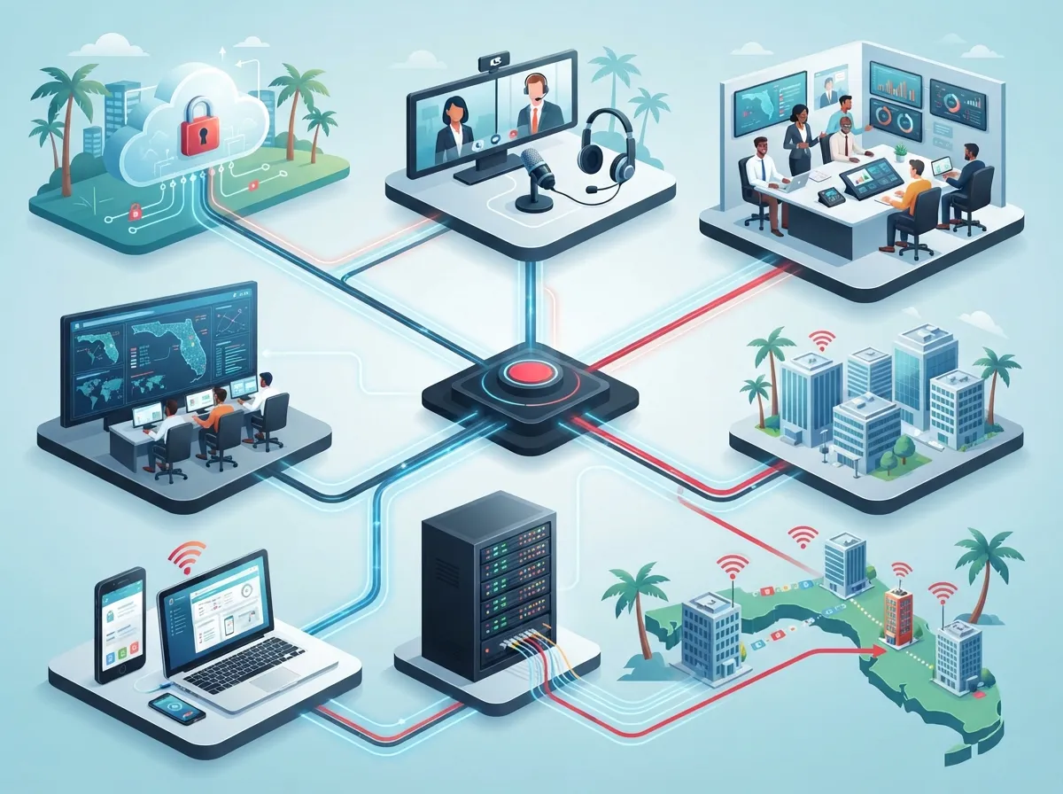 Multi location business telecom solutions Florida