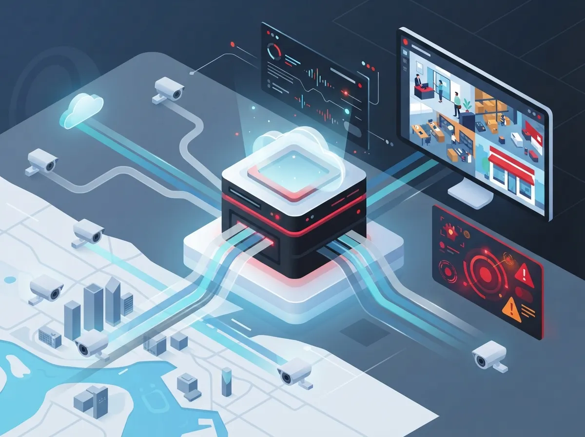how does cloud security camera work