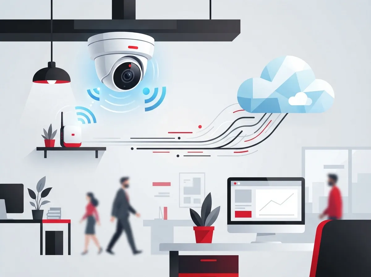 wireless vs cloud security cameras