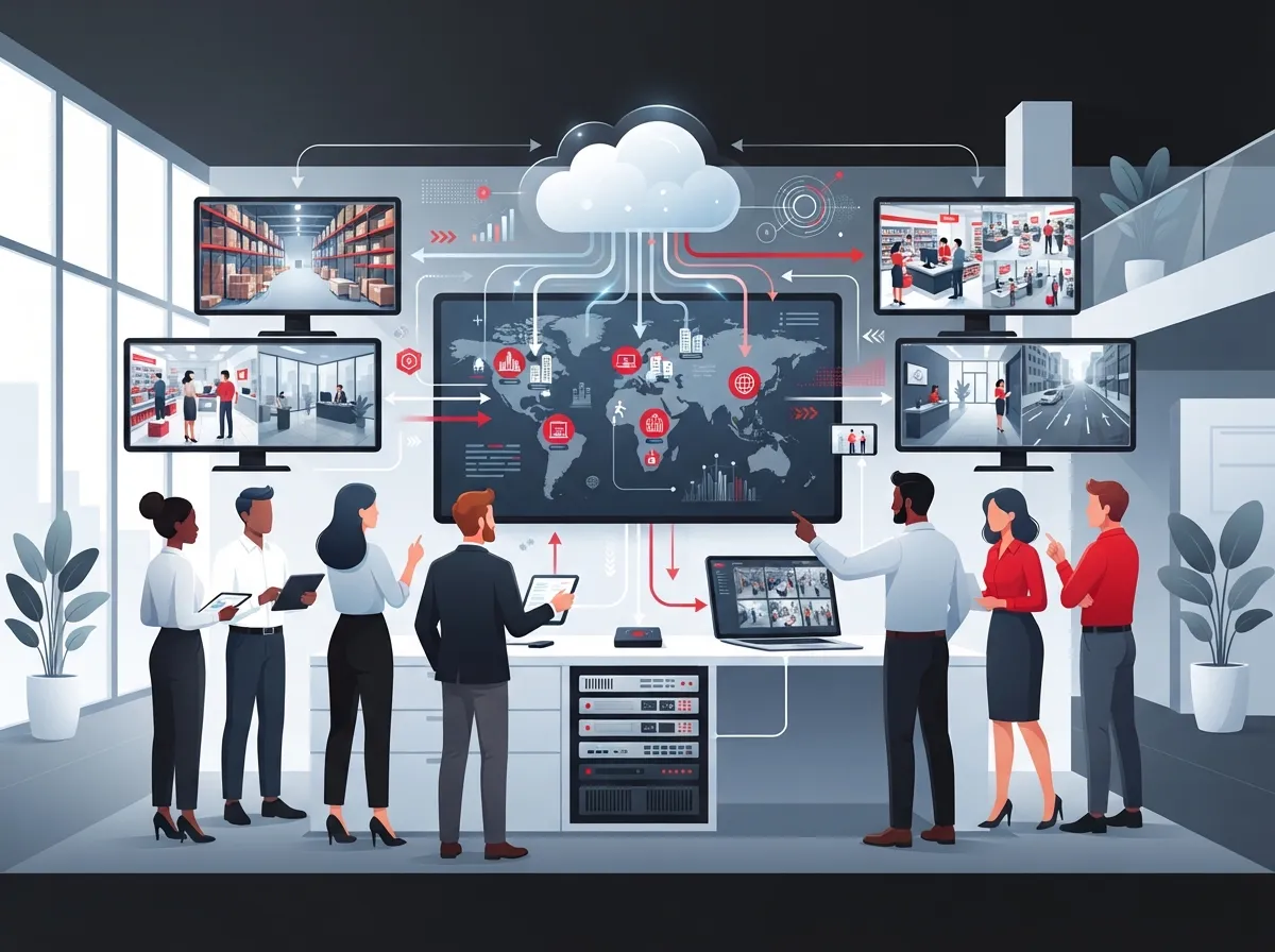 multi location cloud surveillance