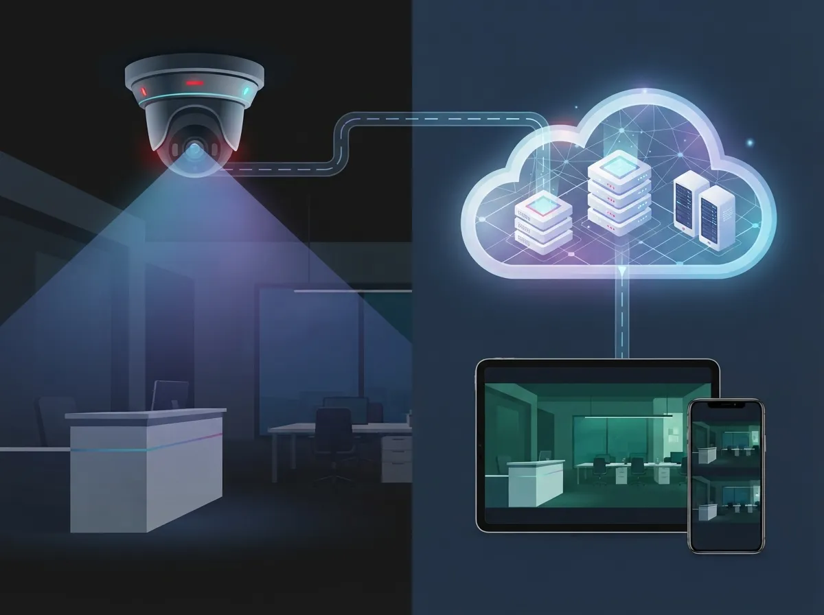 night vision cloud security cameras