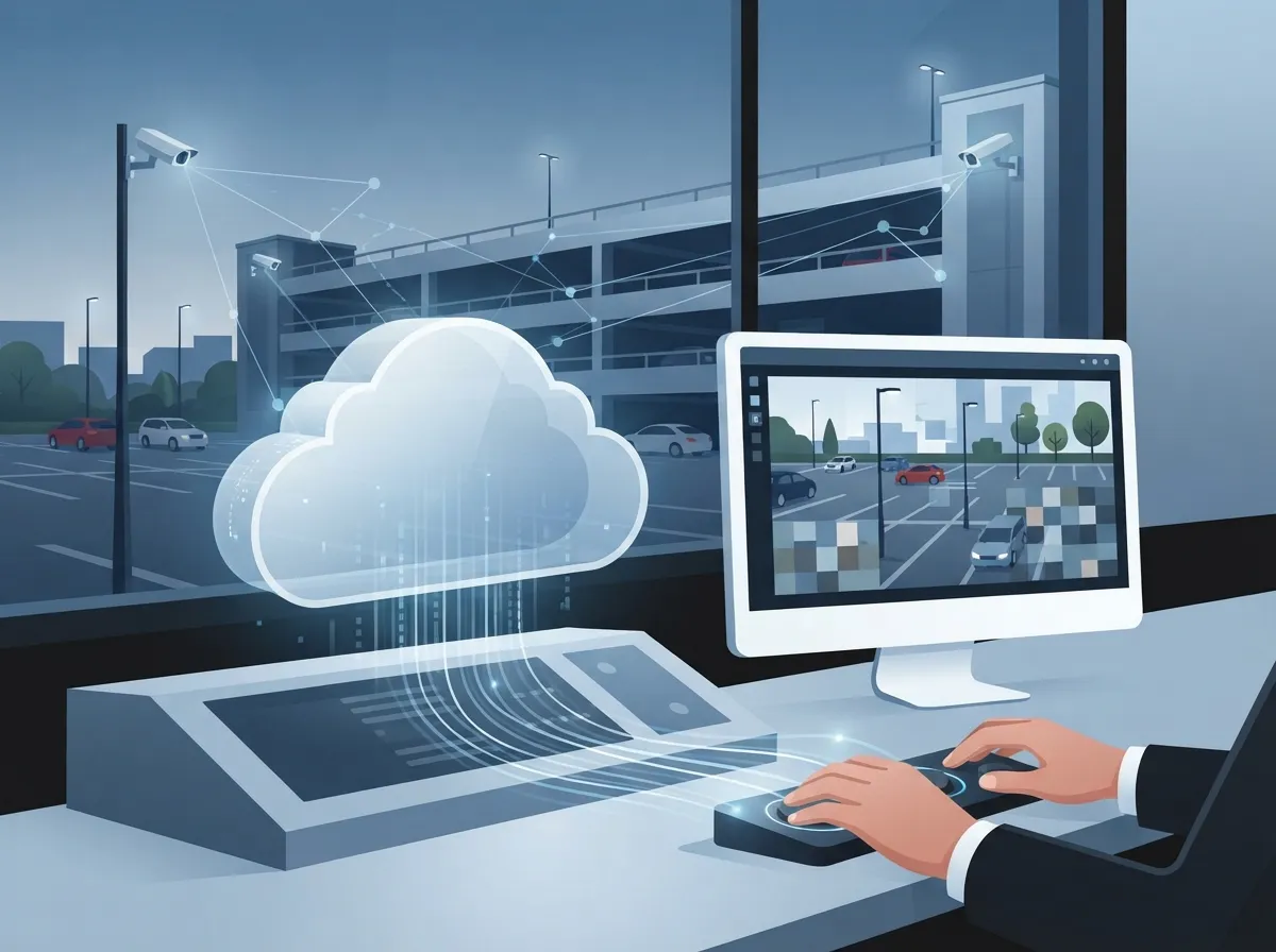 cloud video security for parking lots