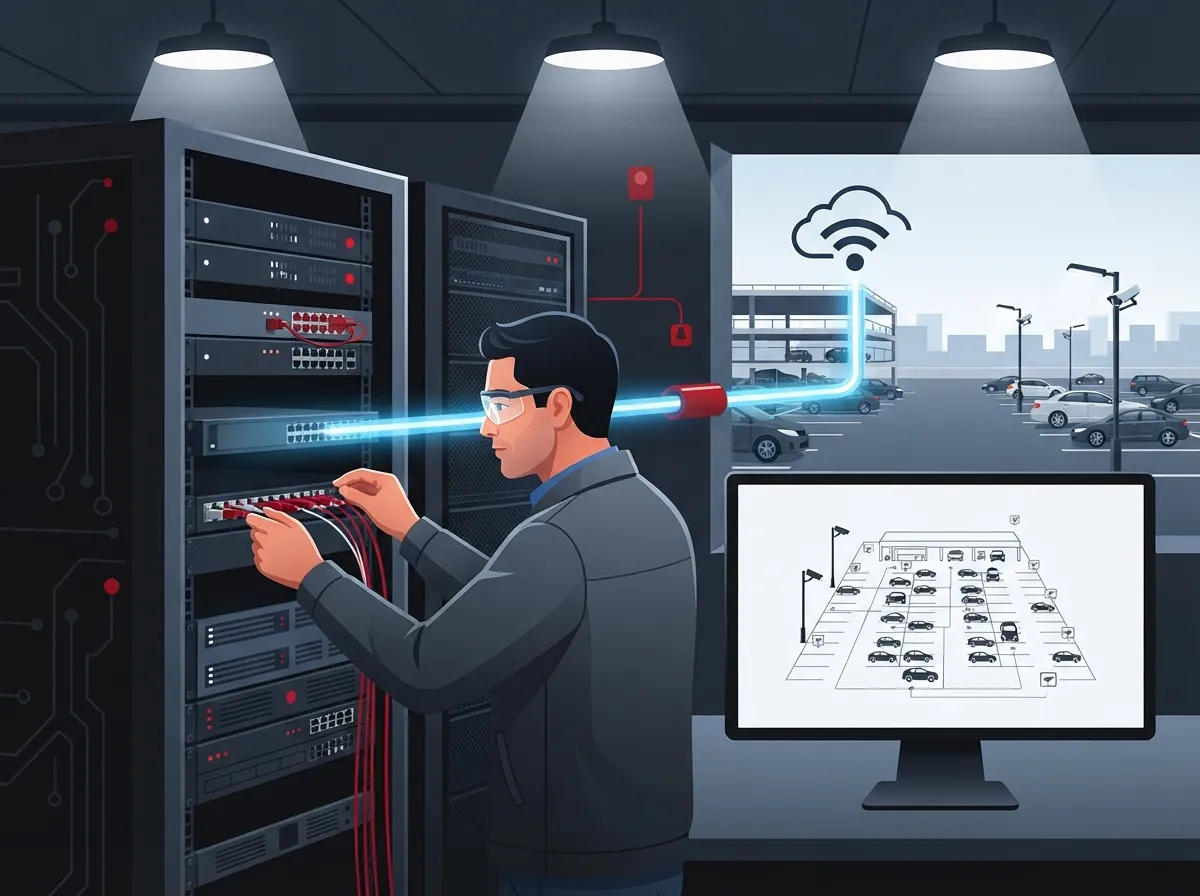 cloud video security for parking lots