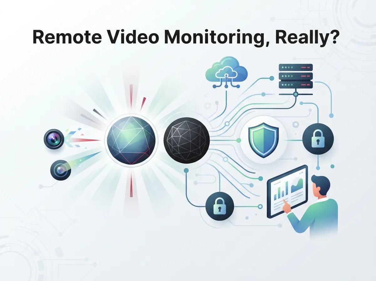 how to set up remote video monitoring