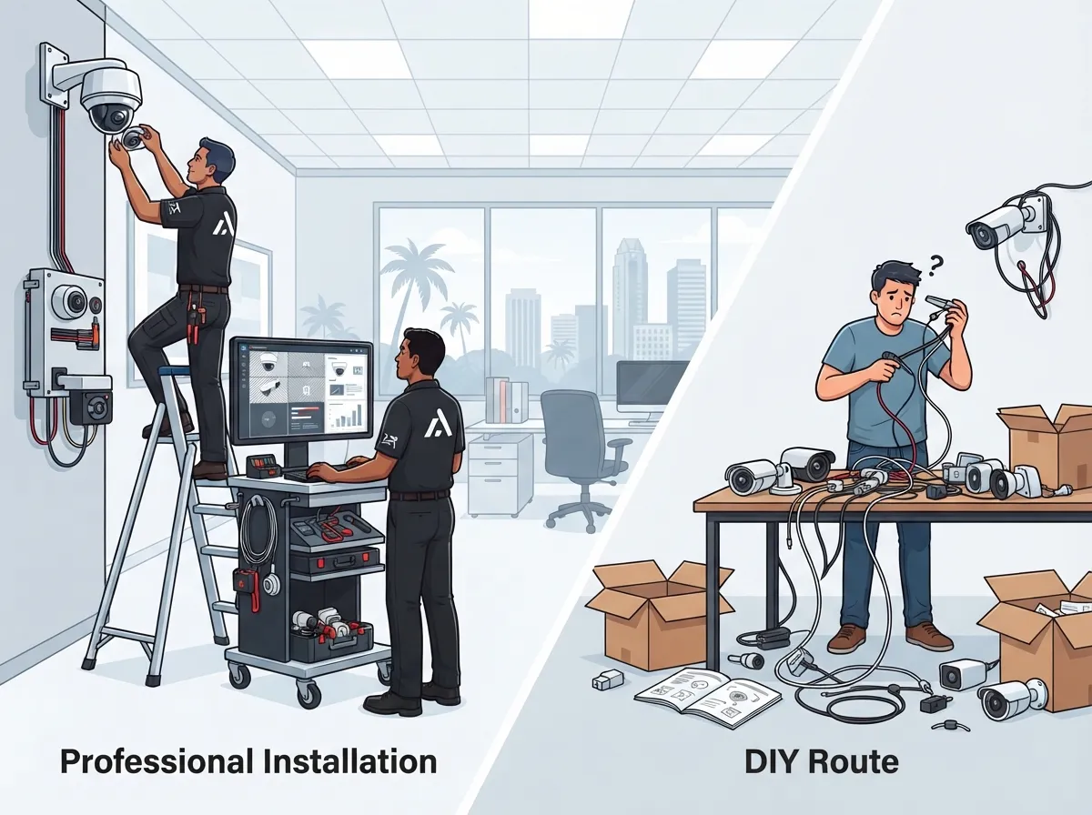 professional video surveillance installation tampa