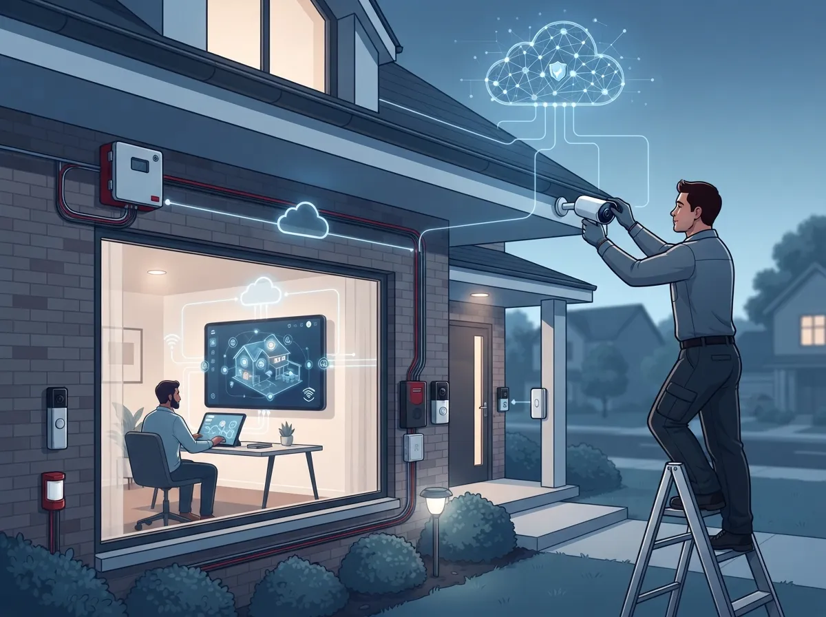 residential cloud security installation