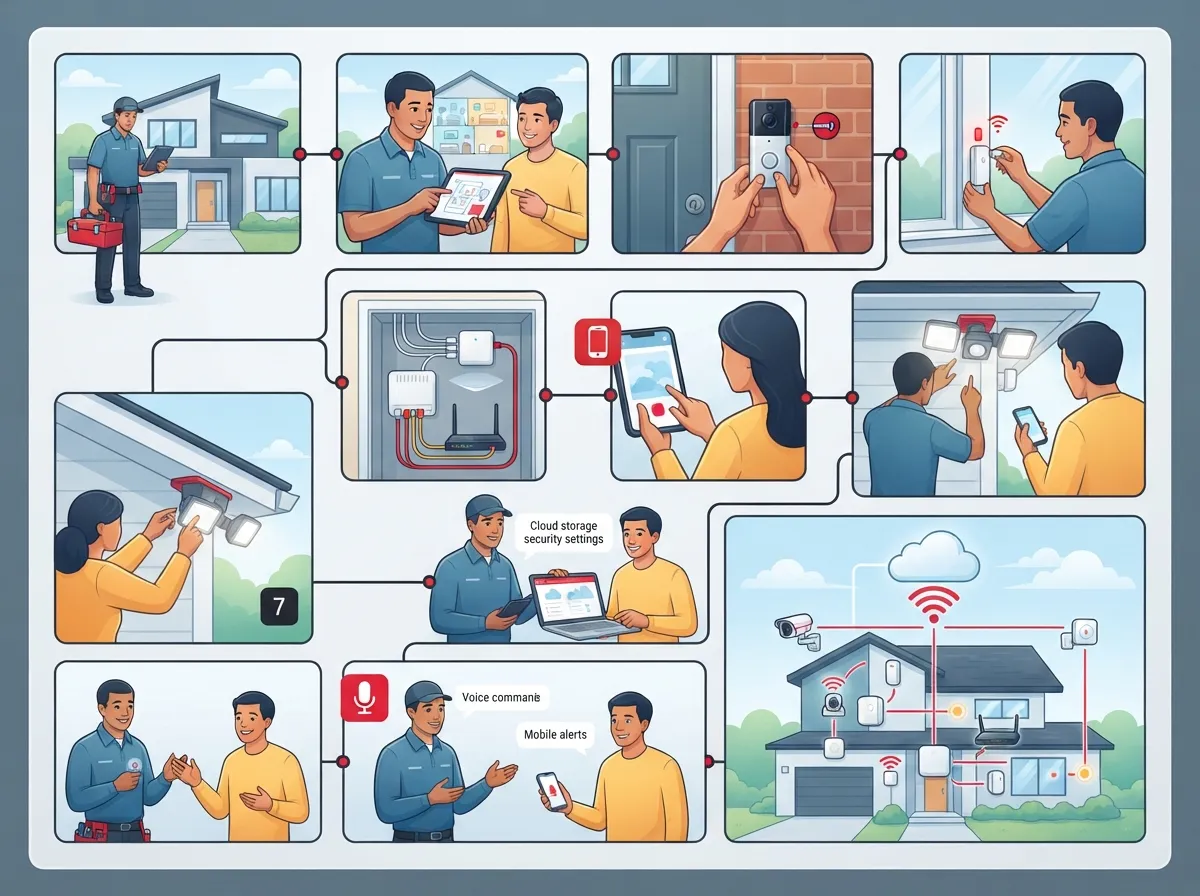 residential cloud security installation