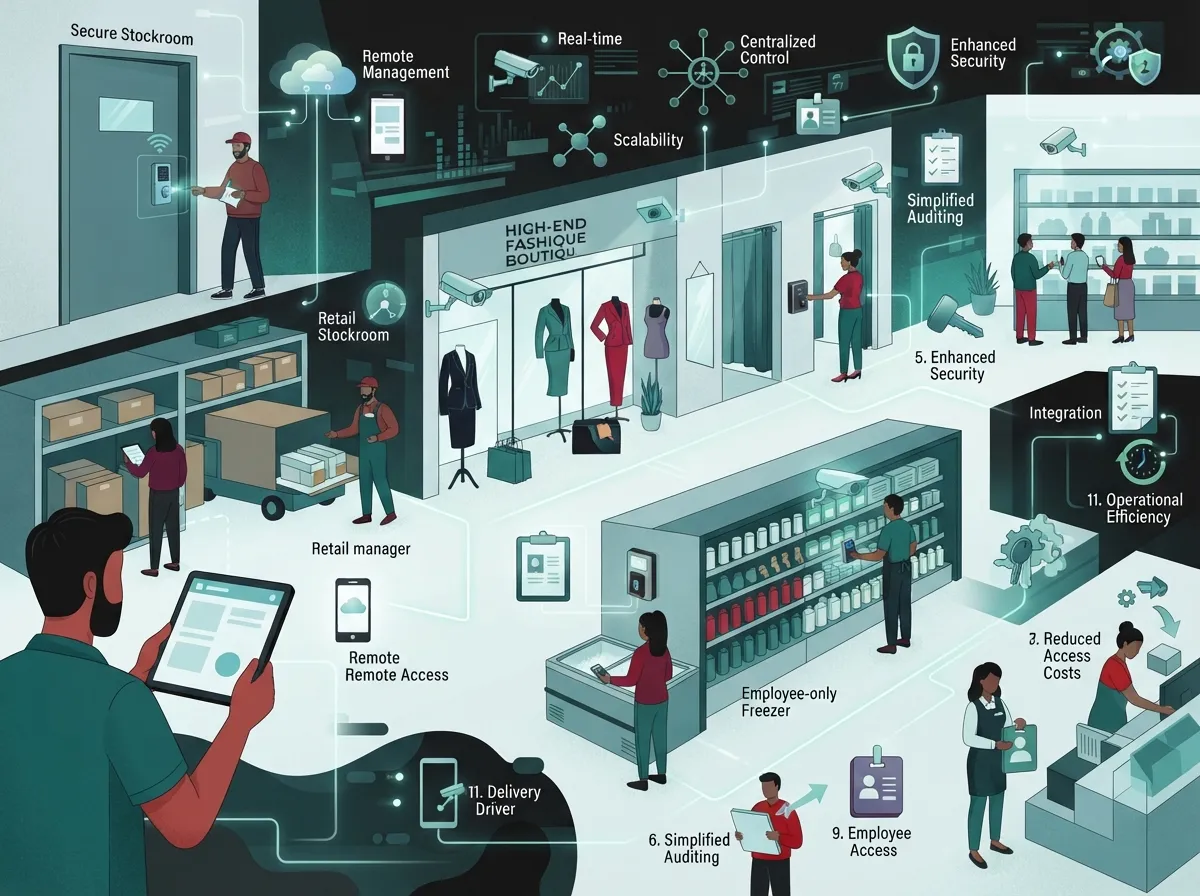 cloud access control retail stores