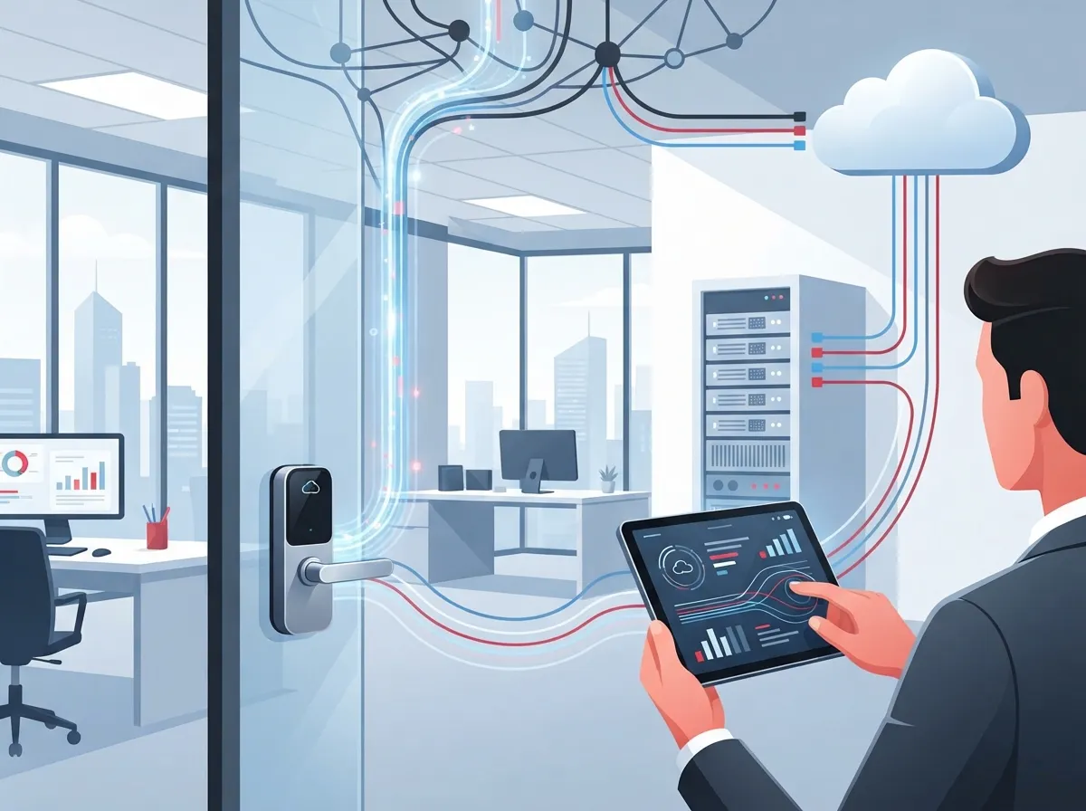cloud access control door lock integration