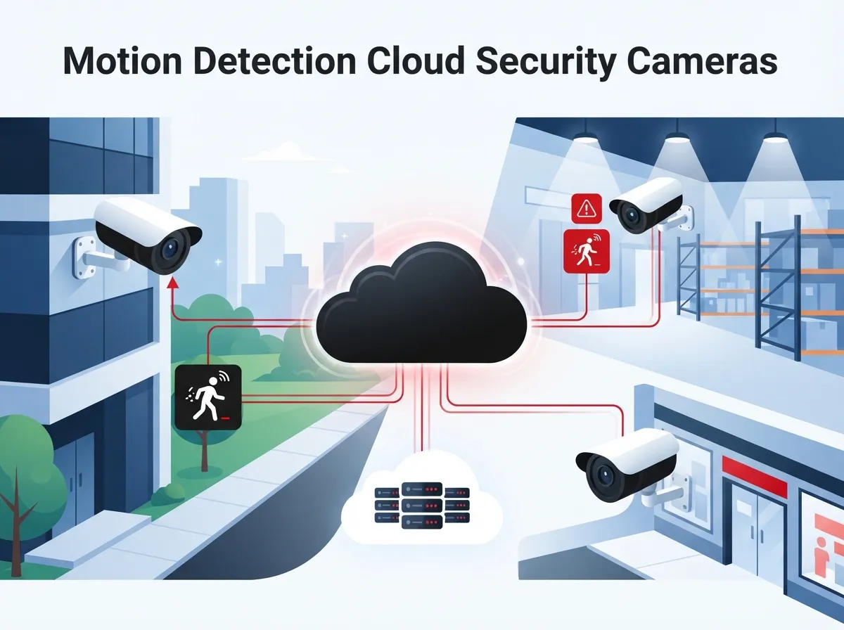 motion detection cloud security cameras