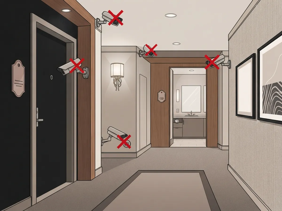 hotel security camera installation