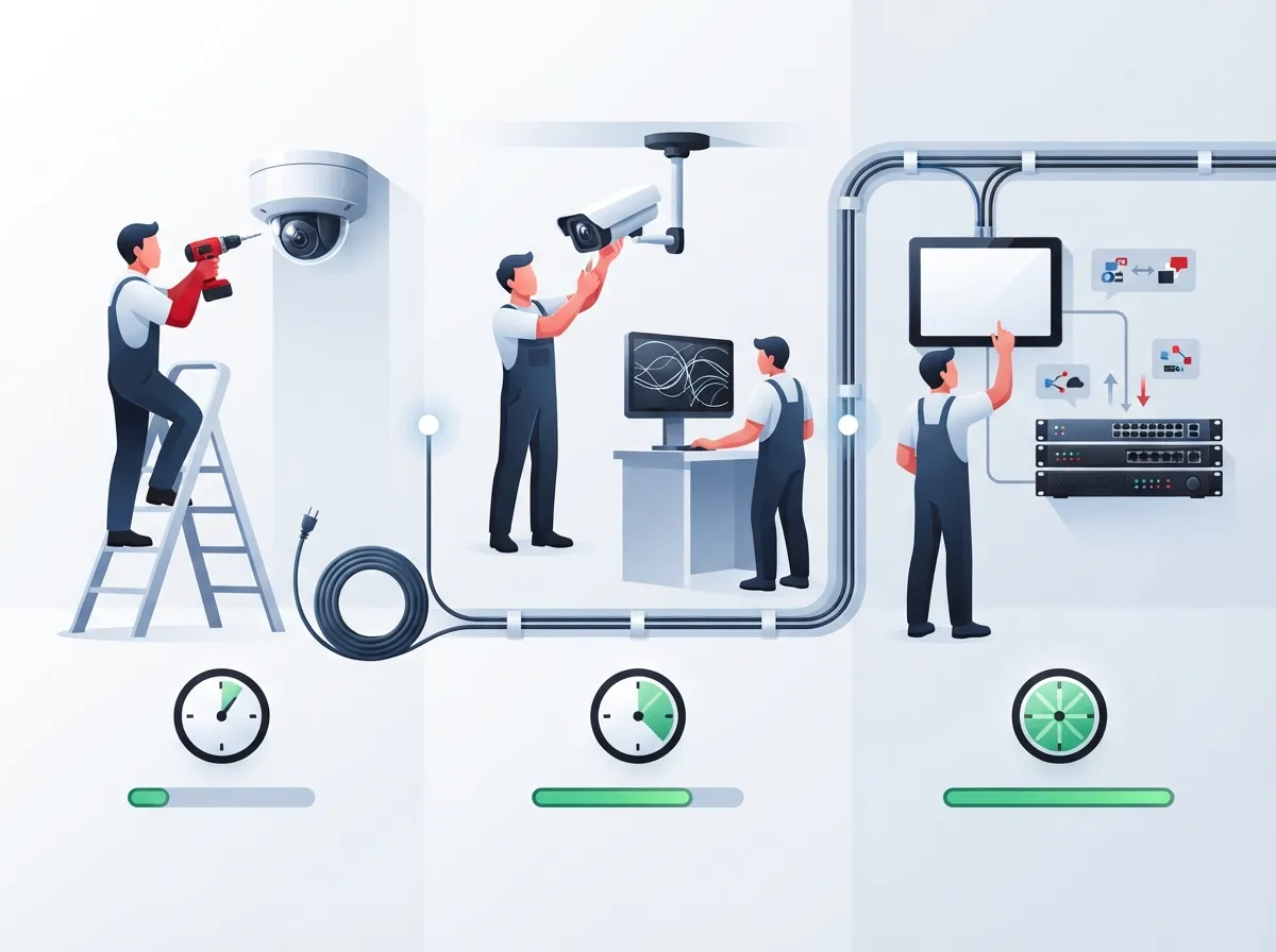 how long does camera installation take