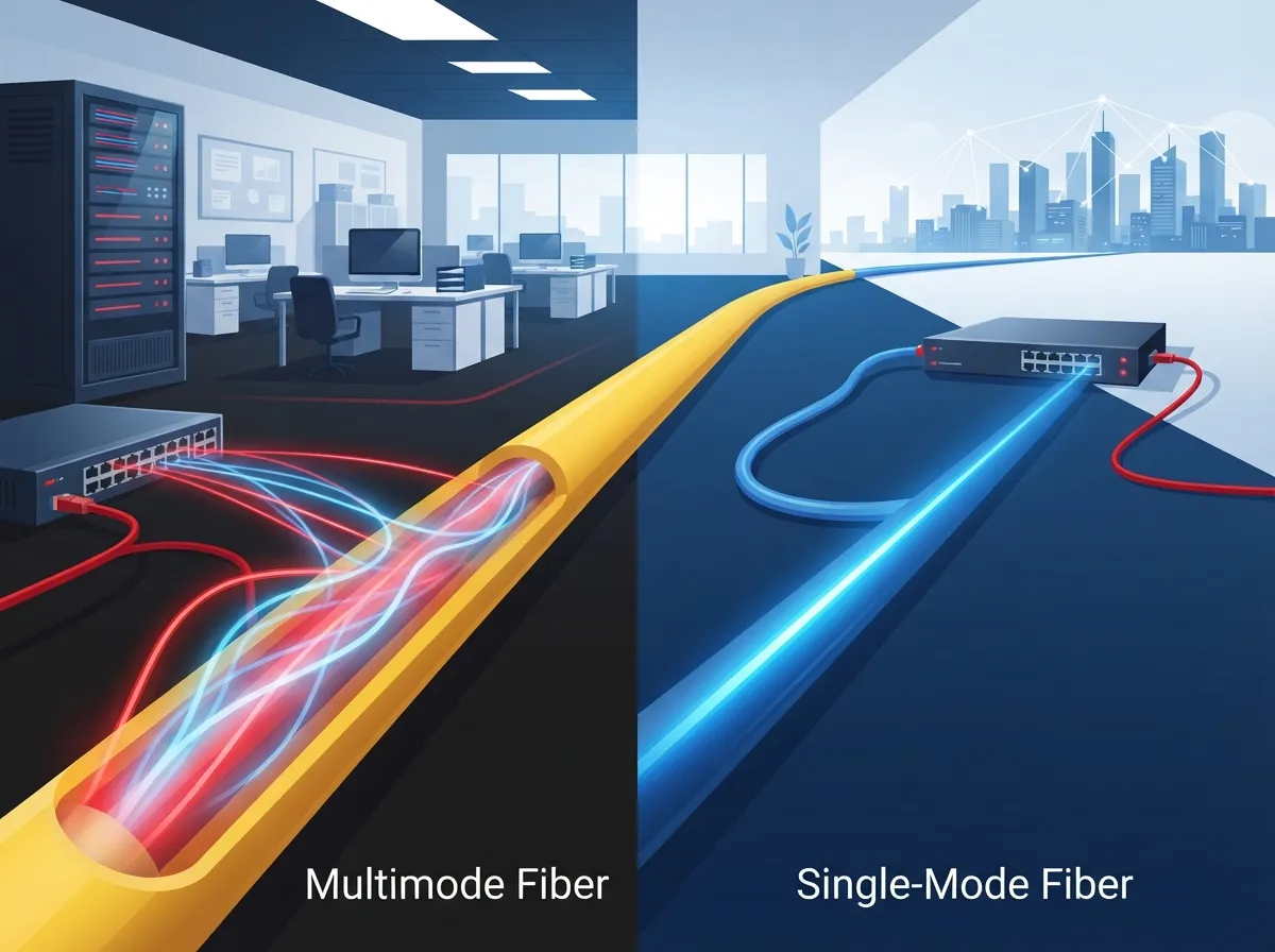 fiber optic cabling for offices