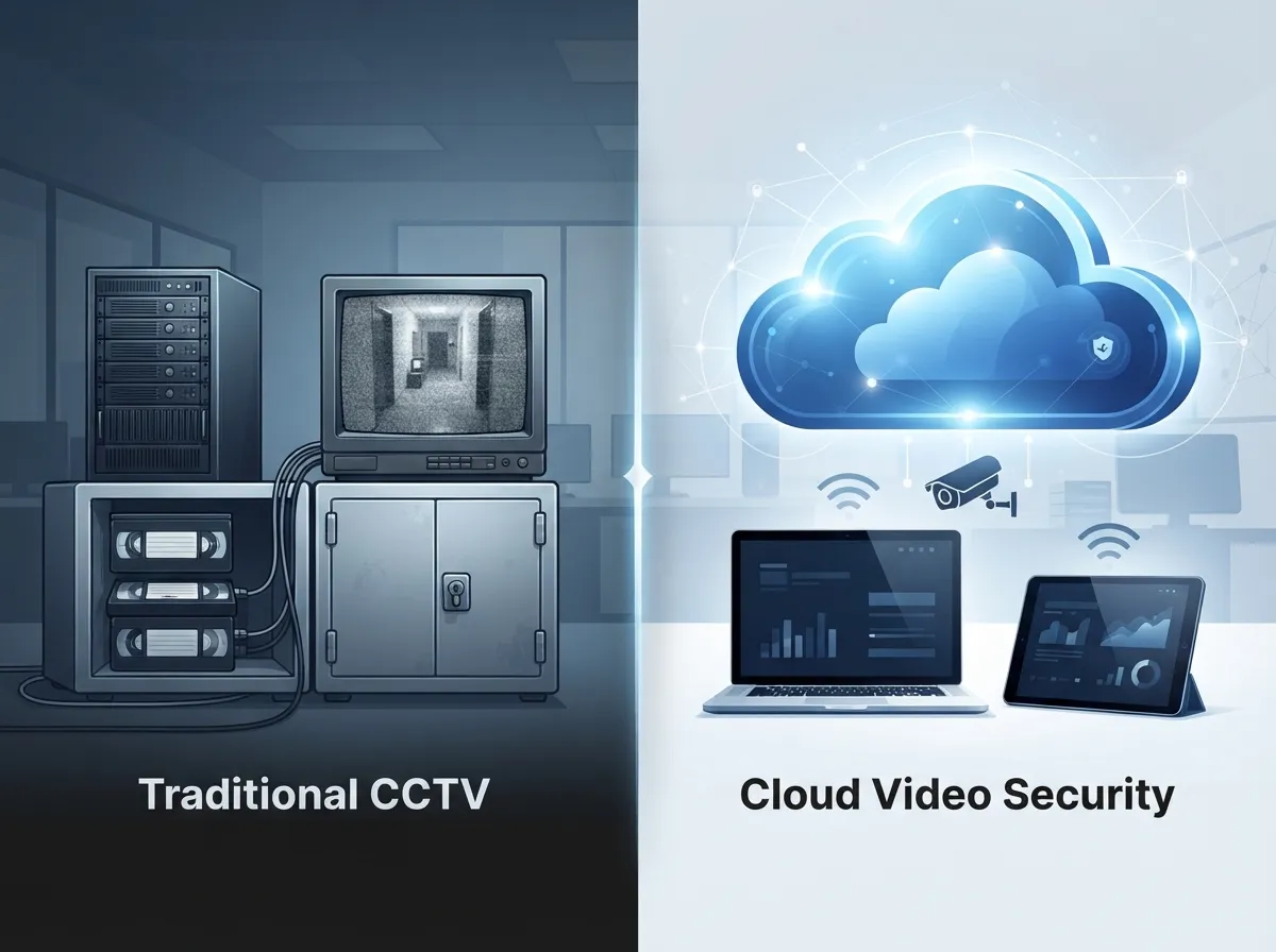 cloud video security vs traditional cctv